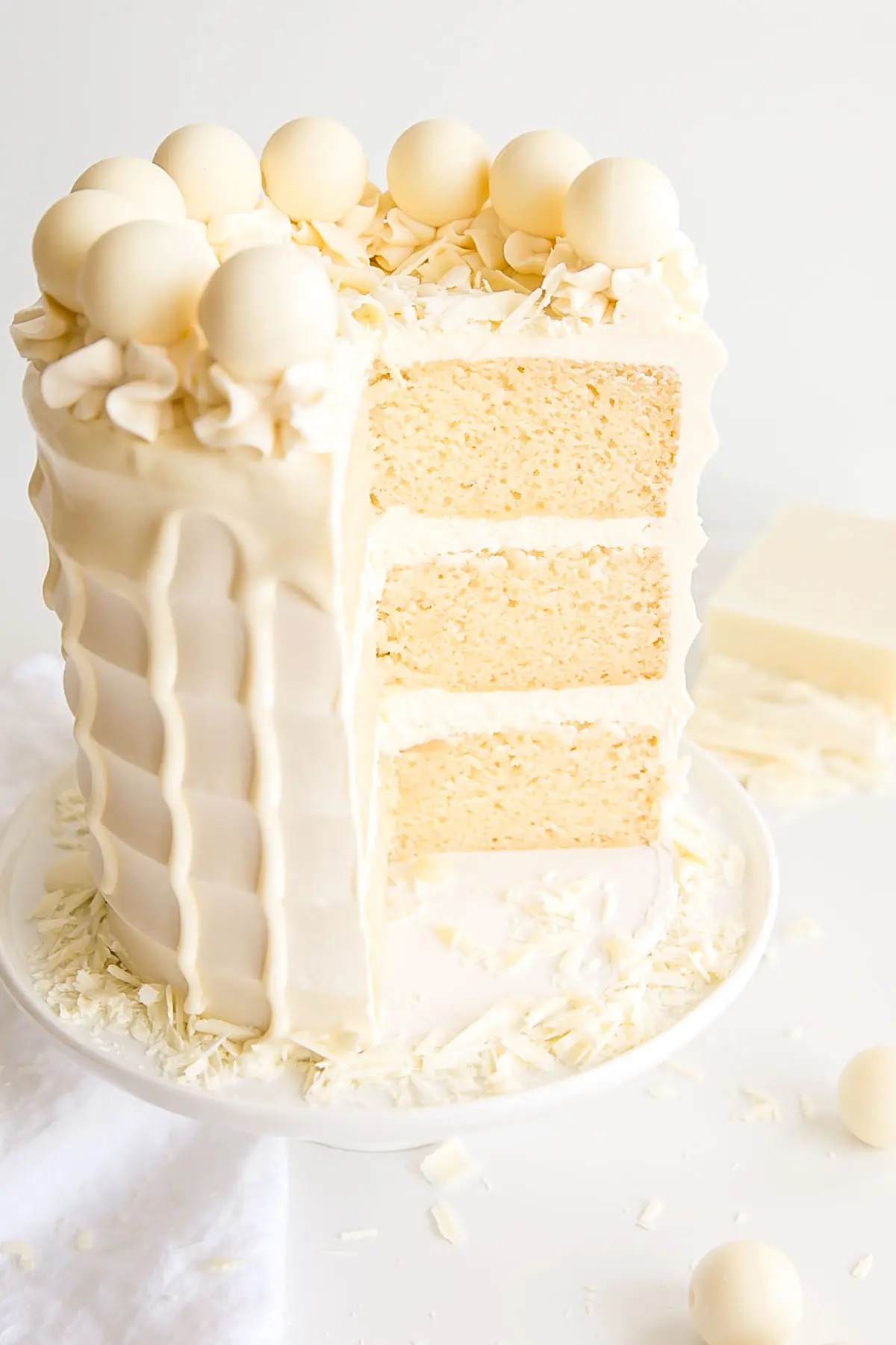 شکلات تخته ای سفید برای تزیین روی کیک